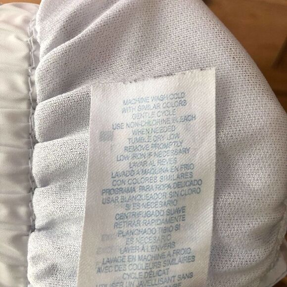 Champion Girls Size Large 14 Athletic Shorts White Script Logo‎ - Slight Flaw - Picture 6 of 7